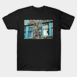 Two blue windows. T-Shirt